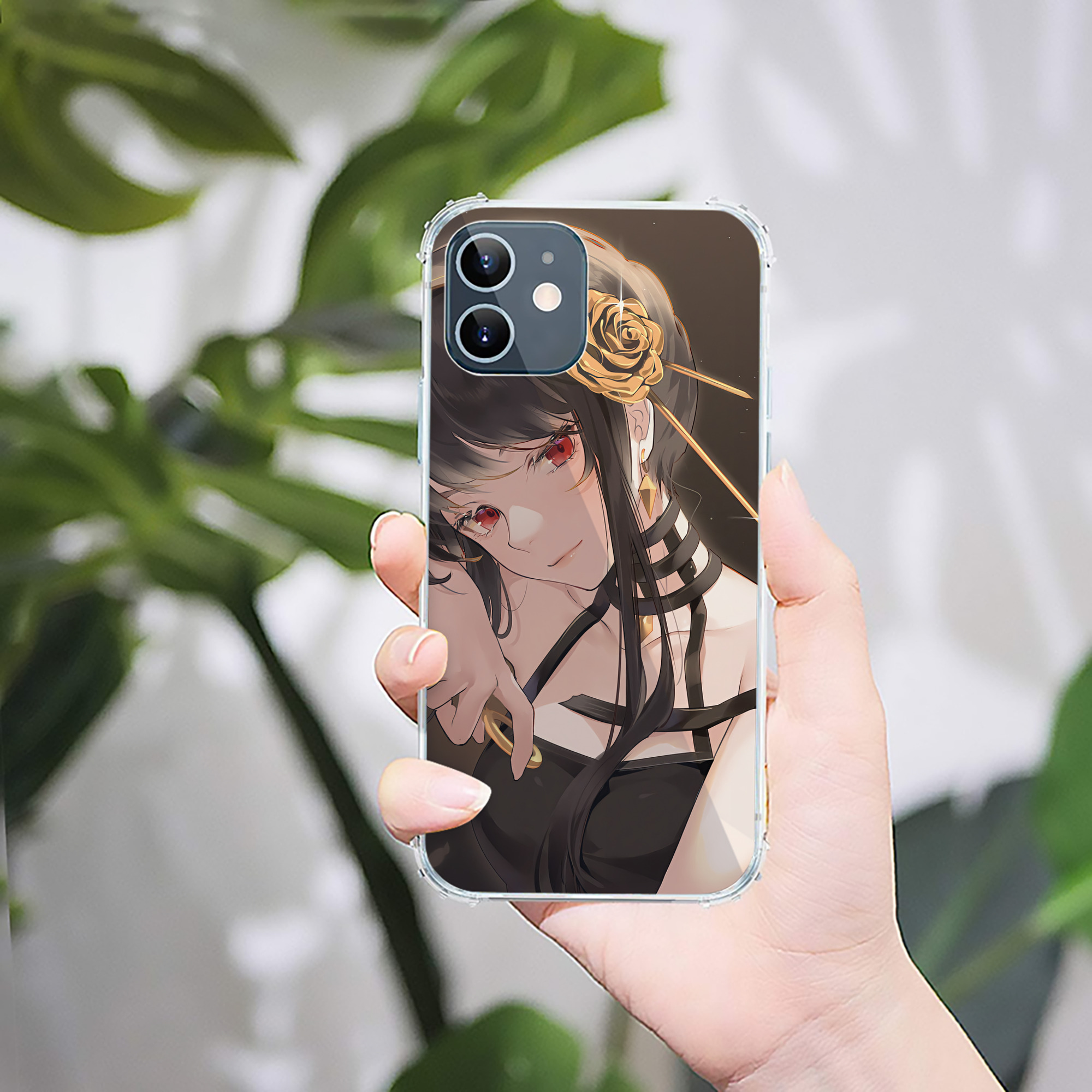 （画像用） SPY×FAMILY间谍家家酒 【iPhone 12シリーズ対応】透明スマホケース（クリアソフトケース）